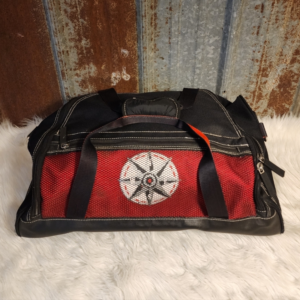 Vintage Large 90's Marlboro 23" x 13" Unlimited Gear Compass Duffle/Travel Bag